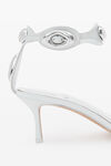 alexander wang dome 65 mid heel goatskin sandal optic white