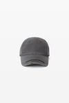 Alexander Wang washed asphalt distressed logo baseball cap