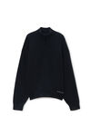 Alexander Wang black 高领亨利衫