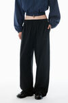 Alexander Wang black black cotton-jersey sweatpants
