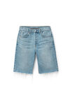 MID RISE JEAN SHORTS IN DENIM