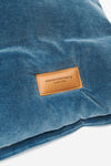 Alexander Wang washed light blue down scarf in cotton velvet