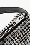 BORSA HEIRESS FLESSIBILE IN RETE CON STRASS