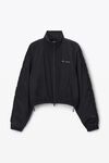 Alexander Wang black giacca sportiva con ruches