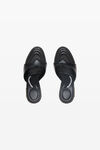 Alexander Wang black lucienne zehenstegpantolette 105 mm aus weichem leder