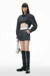 Alexander Wang off black ハイウエスト カーゴ レイヴショーツ