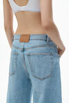 Alexander Wang classic light indigo oversized low rise jeans