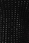 alexander wang 水晶烫钻罗纹针织巴拉克拉法帽 black