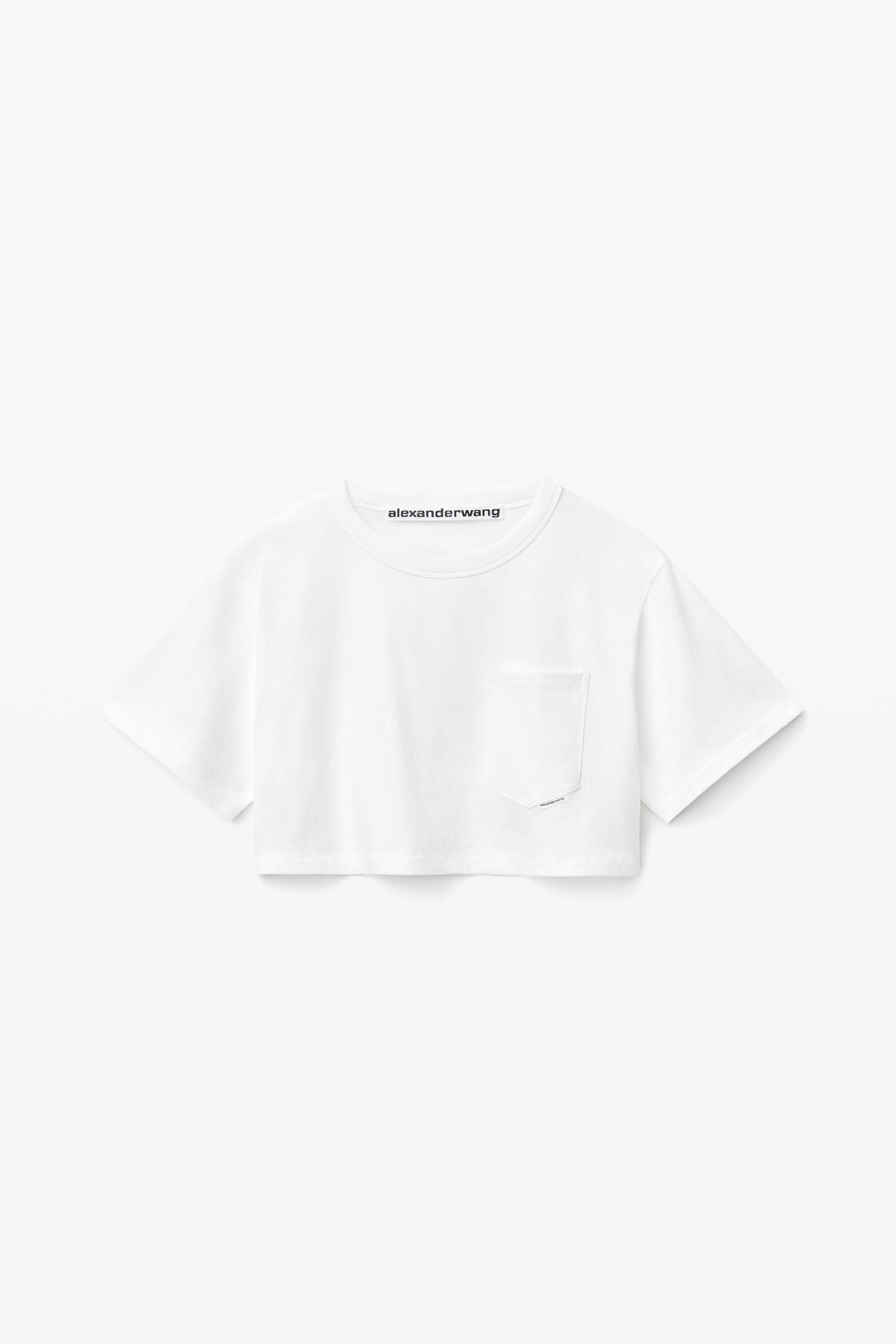 alexanderwang CROP TEE IN HIGH TWIST 