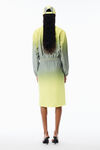 Alexander Wang silver/yellow veste de survêtement réfléchissante effet rétréci