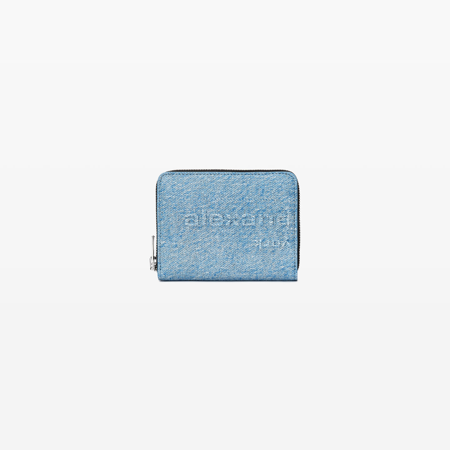 Alexander Wang Punch Compact Wallet In Crackle Patent Leather In Vintage Medium Indigo