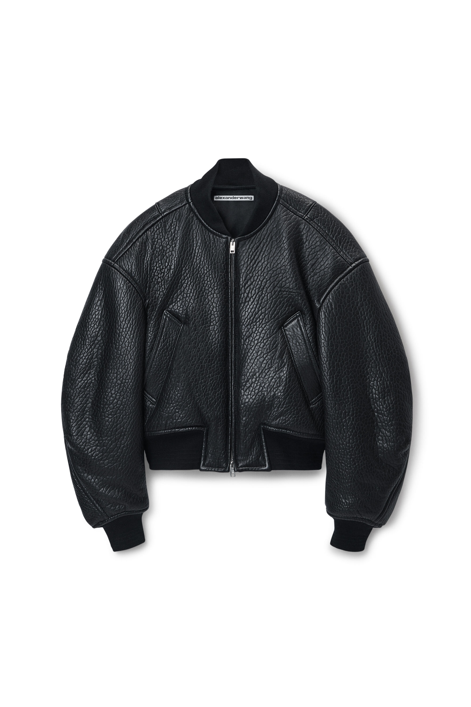 ジャケット・アウター FEKETE NO COLLAR FRILL JACKET Comme des Garçons Black Reversible Frilled Bomber Jacket in