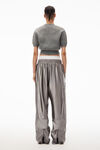 alexander wang コンパクトデボス ショートスリーブ プルオーバー medium grey melange