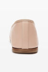 alexander wang billie flat in capretto peachy nude