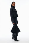 Alexander Wang grey aged デニム トラックジャケット