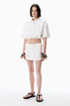 Alexander Wang vintage white white deconstructed polo shirt