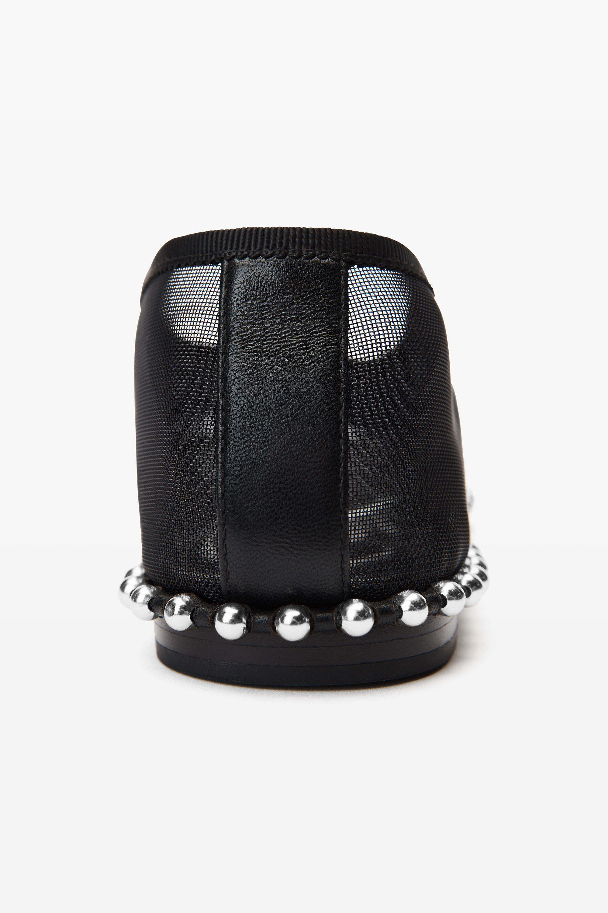 Lina Ballchain Flat in Mesh in BLACK | alexanderwang®