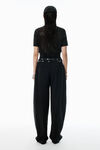 Alexander Wang black black clear bead hotfix crewneck tee