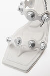 Alexander Wang optic white rexa 65mm sandal in leather