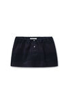 Alexander Wang black overdyed stripe ブラック ストライプ デコンストラクテッド ミニスカート
