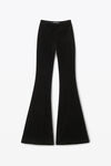 FLARED PANT IN VELOUR
