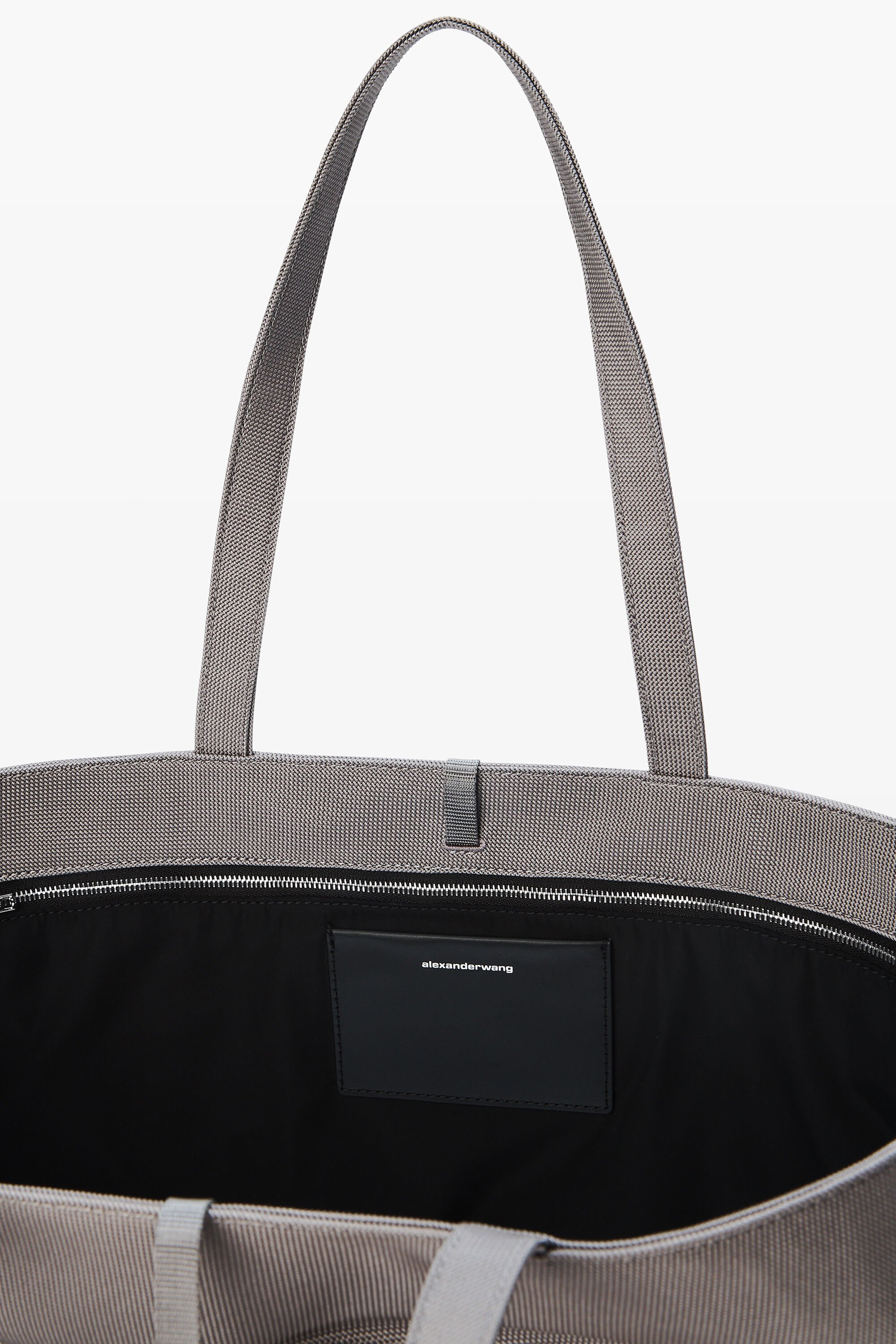 Canvas Punch Large Tote in GREY | alexanderwang®