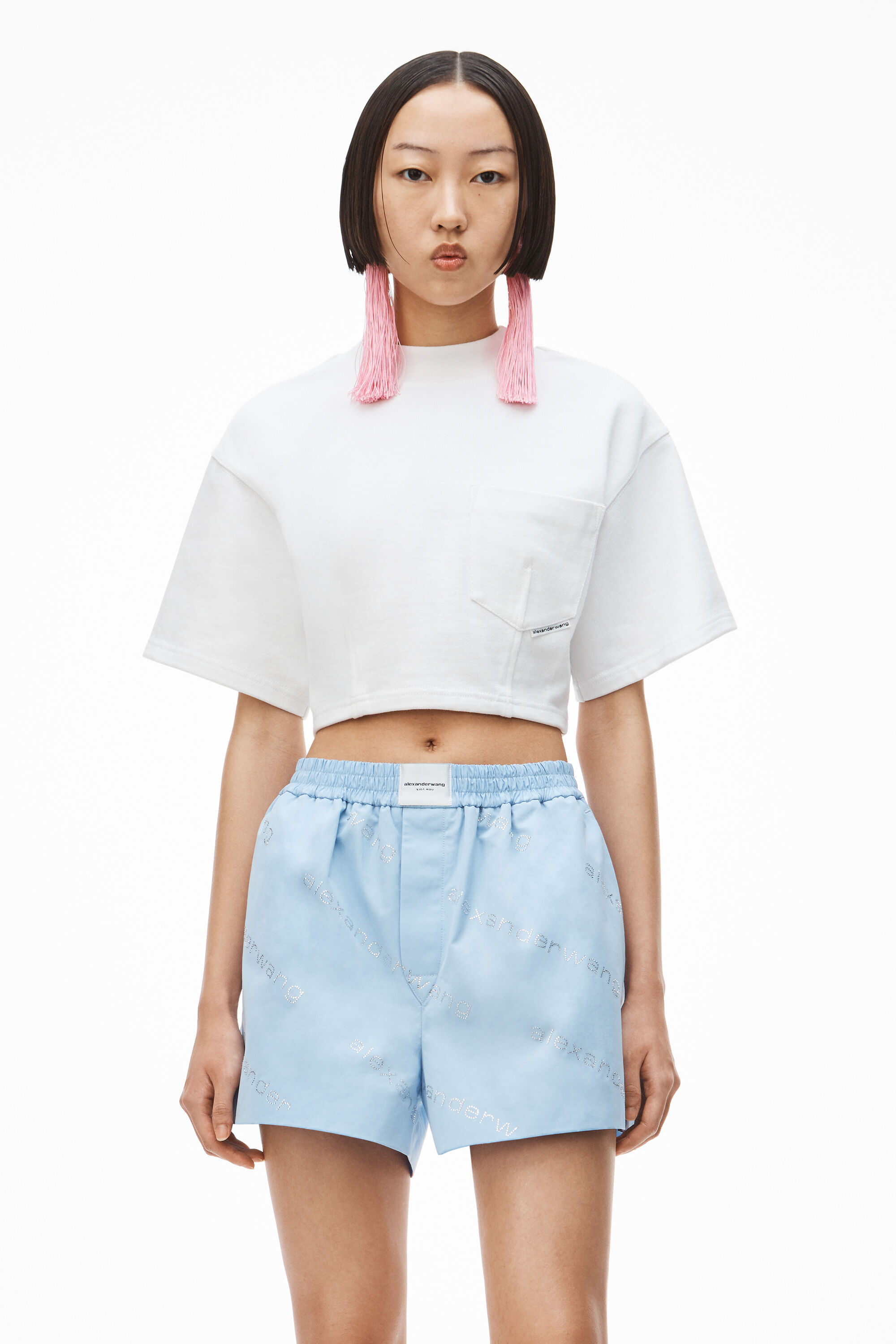 T by ALEXANDER WANG クロップドトップス | myglobaltax.com