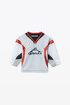 Alexander Wang white/red 图案徽标上衣