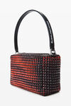 Alexander Wang red/black heiress medium pouch