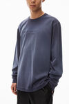 alexander wang コンパクトジャージー ロングスリーブ tシャツ grape navy