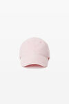 Alexander Wang light pink ロゴ コットン ベースボールキャップ
