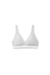 alexander wang 罗纹平纹布紧身胸衣 heather grey