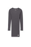 Alexander Wang army drab robe courte d’intérieur grise à manches longues