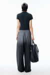 Alexander Wang washed black 反光光环印花徽标 t 恤