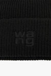 alexander wang 密织凹刻徽标无檐帽 black