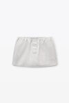 Alexander Wang light heather grey ライトグレー デコンストラクテッド ミニスカート