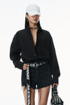 Alexander Wang black boyfriend shirt in cotton
