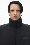 Alexander Wang black 徽标贴饰填充背心