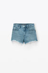 Alexander Wang vintage light indigo bite denim-shorts mit hohem bund