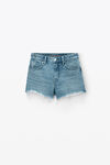 Shorts Bite in denim con vita alta