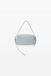 Alexander Wang blue ricco mini crossbody bag in nubuck leather
