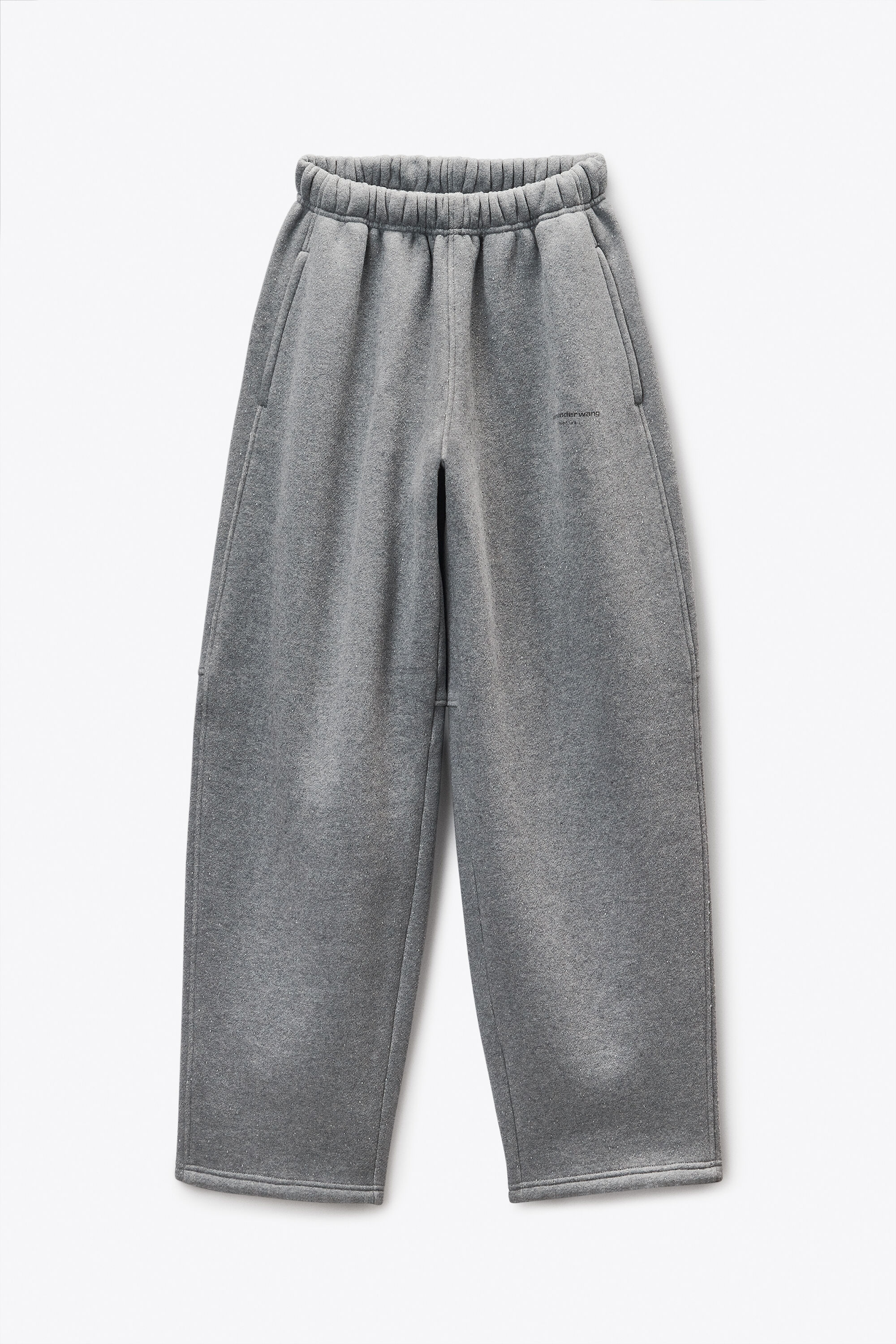 Grey Hotfix Terry Sweatpants in SIDEWALK | alexanderwang®