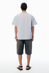 Alexander Wang light heather grey 浅灰色棉质宽松徽标 t 恤