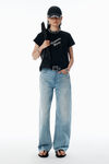 Alexander Wang vintage bleach blue float bleach blue mid-rise jeans