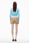 Alexander Wang chino vorgestylter skort mit boxershorts