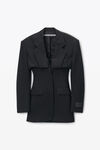 Alexander Wang black pre-styled blazer dress