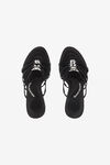 alexander wang nala 105 サテン ロゴサンダル black
