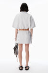 Alexander Wang light heather grey ライトグレー デコンストラクテッド ミニスカート