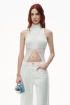 Alexander Wang vintage white ez mid-rise straight-leg jeans