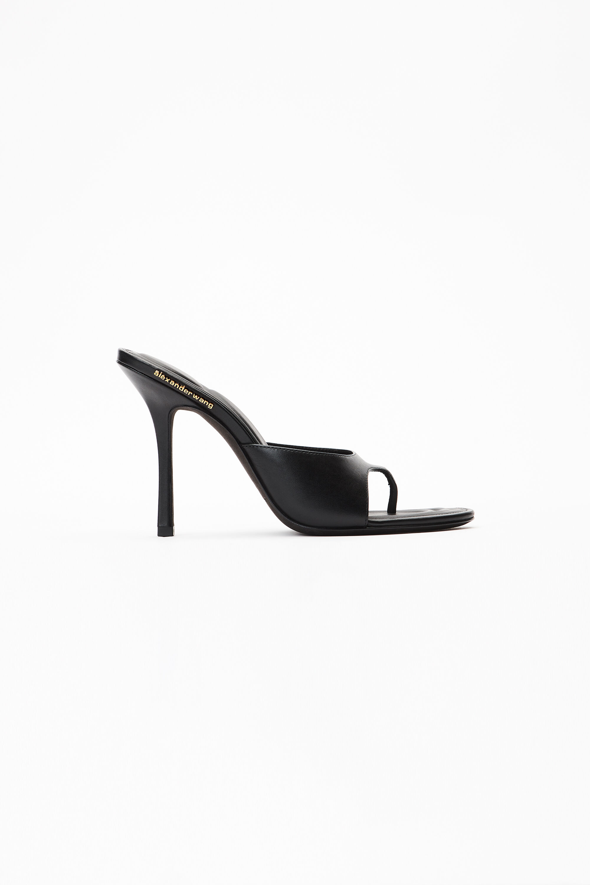 サンダル・ミュール ALEXANDER WANG Black Fabric Mules Alexander Wang Black Fabric Aw Mules | italist | REVERSIBLE